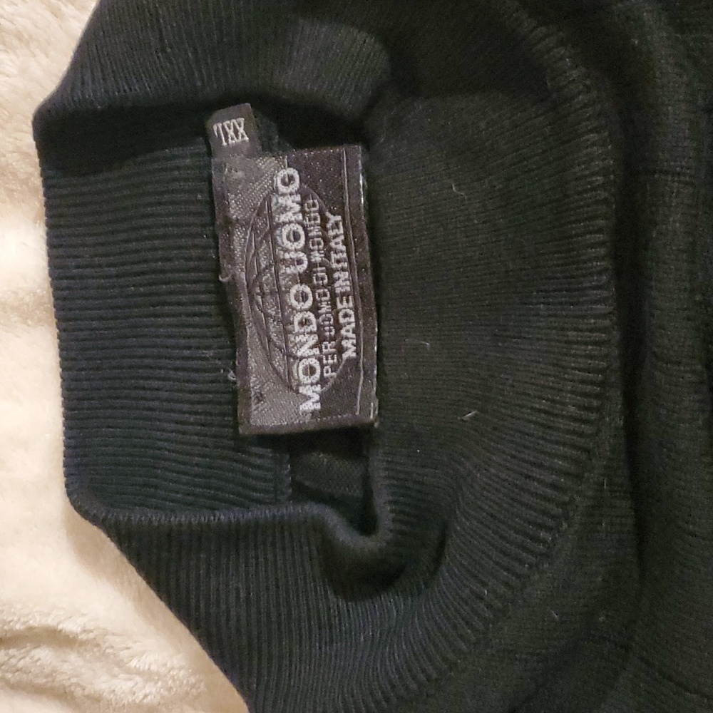 Monday Uomo mock turtle neck sweater made in Italy 100% merino wool